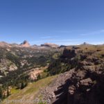 Views into Alaska Basin from the Alaska Basin Overlook along the Stairway to Heaven Trail, Jedediah Smith Wilderness / Grand Teton National Park, Wyoming