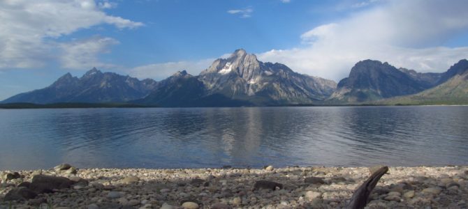 Lakeshore Trail overlooking Jackson Lake and the Tetons Lakeshore Trail overlooking Jackson Lake and the Tetons