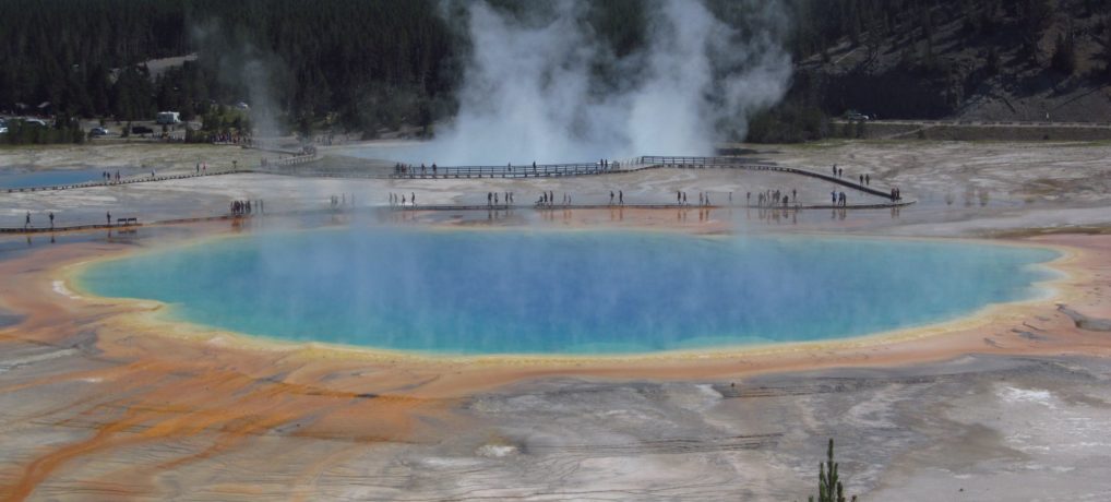 The Grand Prismatic Spring Overlook & Fairy Falls! The Grand Prismatic Spring Overlook & Fairy Falls!