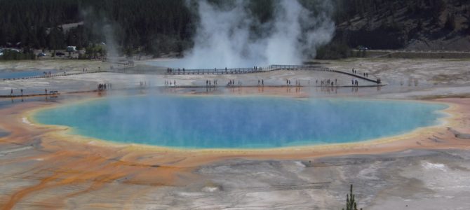 The Grand Prismatic Spring Overlook & Fairy Falls! The Grand Prismatic Spring Overlook & Fairy Falls!