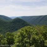 Views from the Raven's Horn Viewpoint on the Golden Eagle Trail, Tiadaghton State Park, Pennsylvania