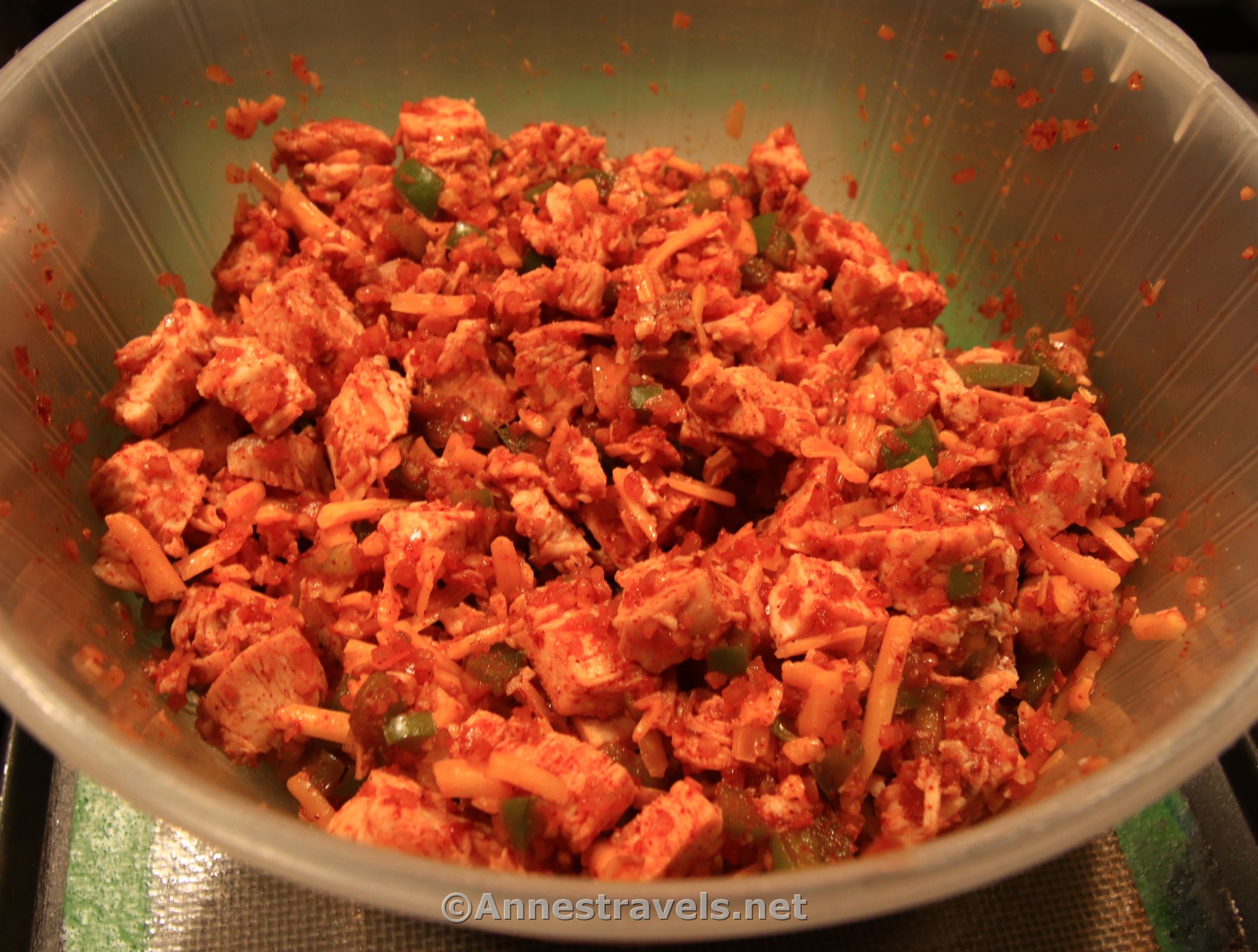 Quick and easy Backpacker's Fajitas