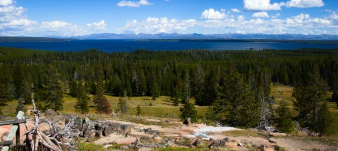 Yellowstone Lake Overlook at West Thumb