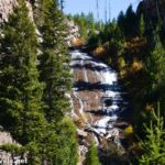 Autumn at Wraith Falls in Yellowstone National Park, Wyoming