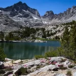 The lower of the two Golden Trout Lakes on the North Fork, Inyo National Forest, California