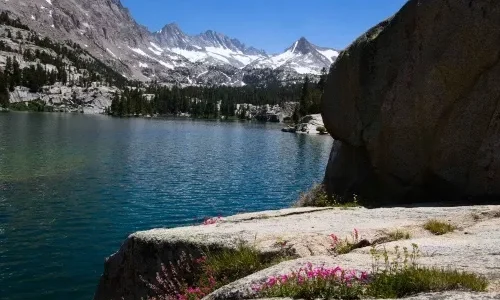 Blue Lake above Lake Sebrina Blue Lake above Lake Sebrina
