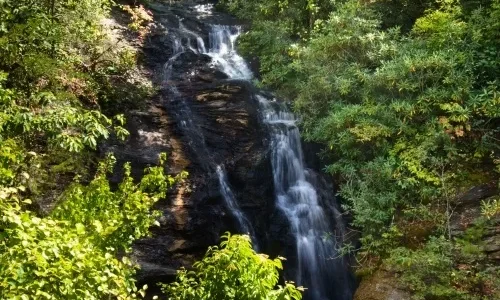 Upper Cascades in Hanging Rock State Park Upper Cascades in Hanging Rock State Park